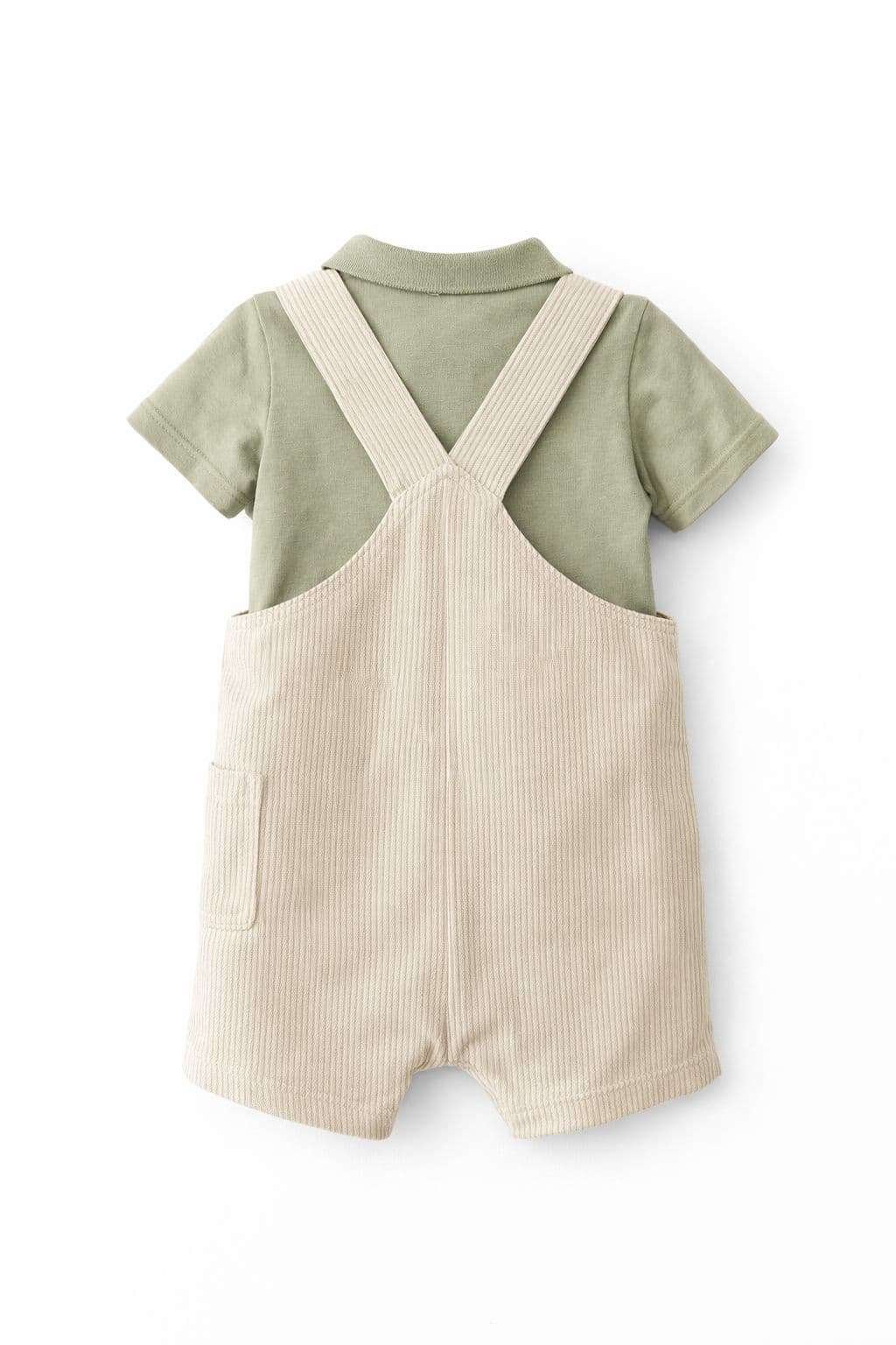Set Overol - Blanco Verde alternate
