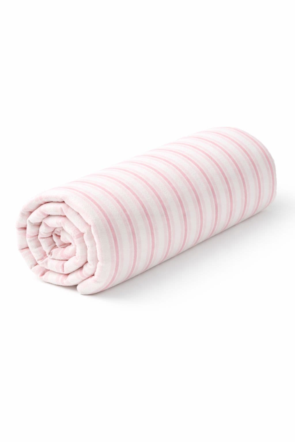 Frazada - Blanca Rayas Rosa